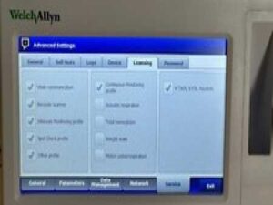 Welch Allyn Connex Vital Signs Monitor 68NXTX w/ Stand, WIFI, NEW BATTERY