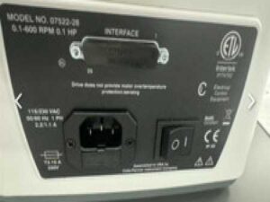 Cole-Parmer Masterflex L/S Console Drive 07522-28 w/ Easy-Load II 77201-62 Head