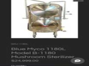 blue myco autoclave 1180l