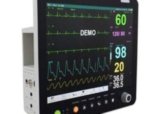 Portable 15 Inch Screen Multi-Parameter Monitor ECG NIBP RESP TEMP SPO2 PR