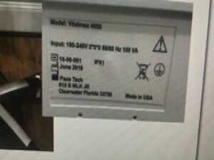 PACE-TECH Vitalmax-4000 Color Patient Monitor SpO2-EKG-NBP with CART