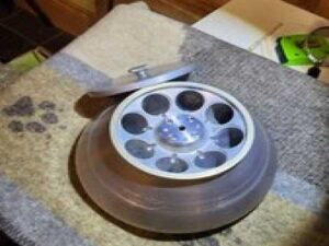 USED SORVALL TYPE SS-1 CENTRIFUGE ROTOR CONTAINER WITH LID 8 SPACE SPIN