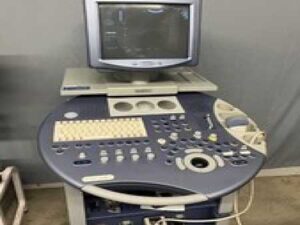 GE Voluson 730 Pro Ultrasound Machine w/ AB2-7 Probe and Tested! See Details!