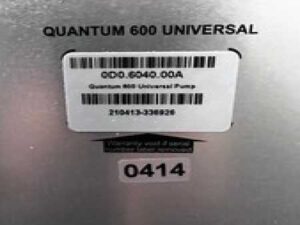 Watson-Marlow Quantum 600 Peristaltic Universal Bioprocessing Pump, 20 L/Min