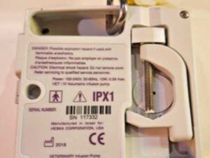 HESKA Vet/IV 2.2 Infusion Pump Calibrated To Baxter w/Power Cord