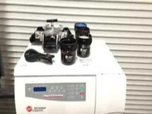 Beckman Coulter Allegra X-12 Centrifuge w SX4750 Rotor Plus Buckets