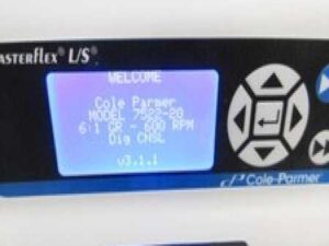 COLE PARMER 07522-20 MASTER FLEX PERISTALTIC PUMP V3.1.1 77200-60 EASY-LOAD II
