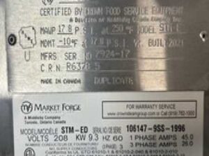 Market Forge Sterilmatic STM-ED, Steam Pressure Digital Sterilizer, Crown Steam