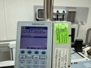 Baxter Sigma Spectrum v6.05.14 Infusion Pump, Pole clamp Battery, Power Supply.