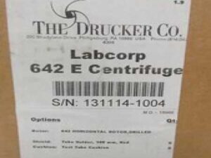 NEW - Drucker Horizon 642E 3400 RPM Single-Speed Electronic Benchtop Centrifuge