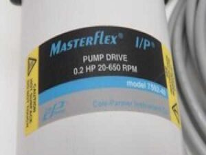 Cole Parmer MasterFlex I/P 7592-82 w/ Easy-Load 77601-60 & 7592-40 0.2 HP Pump D