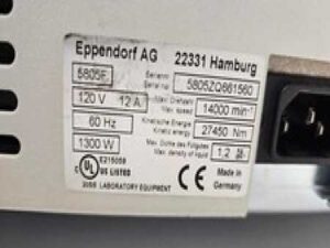 Eppendorf 5804 R 5804R Refrigerated Centrifuge, tested, low usage, warranty