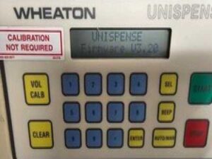 Wheaton Unispense Peristaltic Pump Liquid Dispenser - Dispense Volume Tested