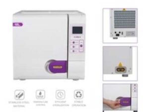 18L Class B Dental Autoclave Pressure Steam Sterilizer 3 Times Pre-vacuum Drying
