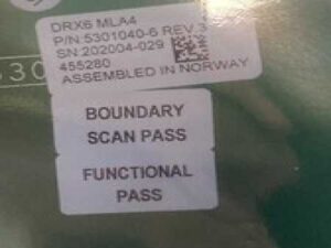 GE Vivid E9 DRX6 Board MLA4 Model 5301040-6