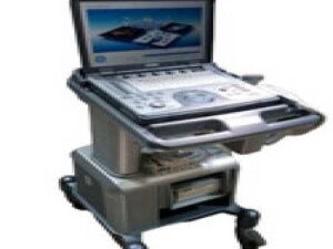 GE LOGIQ E PORTABLE ULTRASOUND MACHINE WITH 1 PROBE (12L)