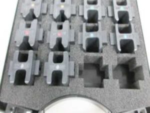 SET FIVE SARTORIUS BIOWELDER TOTAL CONTAINMENT TC TUBE HOLDERS 16389 WITH CASE