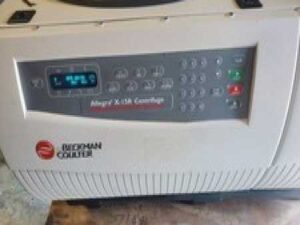 Beckman Allegra X-15R Centrifuge REFB,ROTOR + 2 PLATE CARIERS ALL FUNCTIONS WORK