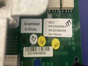 GE Vivid E9 Ultrasound GRLY Board PN GA200695-6 / MUX