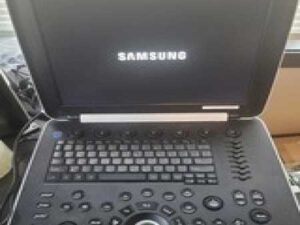 Samsung UGEO HM70A Ultrasound Machine With Charger & Convex Probe CA1-7AD