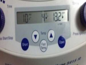 Eppendorf 5415R Refrigerated Centrifuge w/ Rotor & Brand New Lid, 230V/50Hz