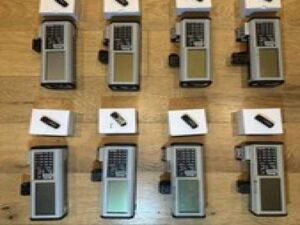 8 Refurbished Baxter AS50 Syringe Infusion Pumps with NEW Battery and Chargers