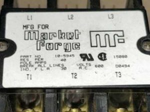 MARKET FORGE STERILMATIC STM-E AUTOCLAVE 10-5945 Contactor, NNB + Warranty