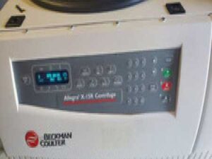 Beckman  Allegra X-15R Refrig Centrifuge & SX4750 Rotor + 2 plate carriers REFB