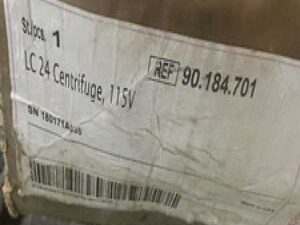 Sarstedt LC 24 Centrifuge - CENTRIFUGE, LC 24, SWING-OUT RTR, 115V - 90.184.701