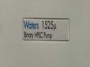 Waters 1525U Programmable Flow Rate Binary HPLC Pump 186001825IVD Model 25U