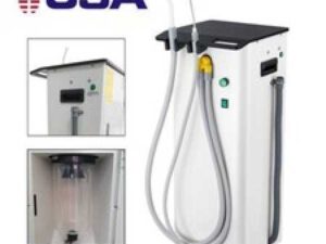 Portable Dental Medical Vacuum Suction Unit High Vacuum Pump 370W Mobile Machine