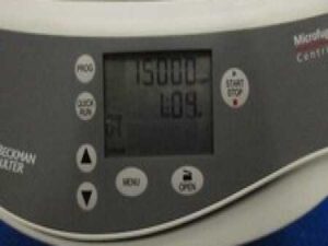 Beckman Coulter Microfuge 20 IVD centrifuge FA361.5P rotor BioCertified lid tool