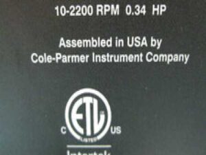 Cole-Parmer 74000-59 Masterflex I/P Console Drive with QuattroFlow Pump Head G20