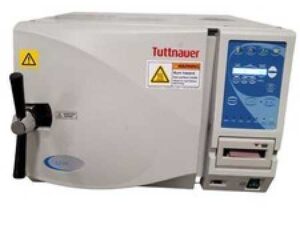 Tuttnauer EZ10 Autoclave Sterilizer With Printer 6 Gallon 10" x 19" 120VAC 12A