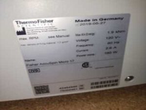 Thermo Fisher Scientific refurbished Micro 17 Hematocrit Centrifuge make 2019