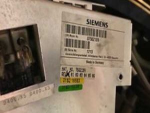 Siemens CT Emotion XRS Electronic Ebox PN 7562189 with D400 PN 7462380