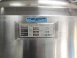 W.H.E. Bio-Systems 650L Stainless Steel Jacketed Process Vessel Tank  (5739)