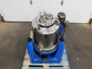 MO-5022, WVO PTDM-25 TOP DISCHARGE CENTRIFUGE. 2 HP. 3 PH. 230/460 V. 1760 RPM.