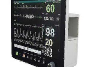 15 Touchscreen Patient Monitor - ECG NIBP RESP TEMP SPO2 PR - Portable
