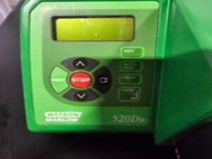 WATSON MARLOW 520DU PERISTALTIC PUMP R1 HEAD 2.4MM WALL THICKNESS