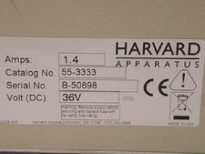 Harvard Apparatus 55-3333 Dual Syringe Pump, 0.0004µL/hr-106.6mL/min, 36VDC